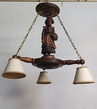 Lustre breton en chêne