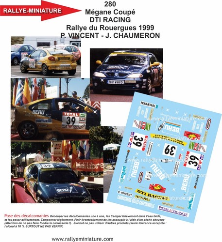 Decals ref 0280 renault - decals,