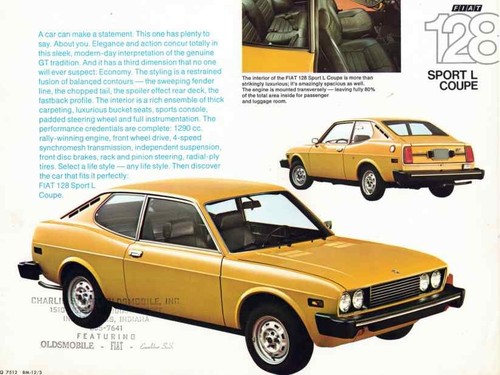 Catalogue brochure fiat - fiat, 128