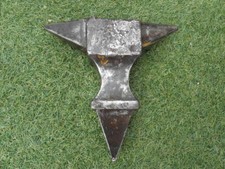 RARE ANTIQUE PRIMITIVE STAKE STUMP WROUGHT ANVIL BLACKSMITH TOOL FORGE old