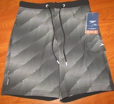 NEW SPEEDO MENS BLACK AND
