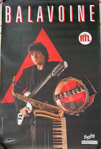 Affiche balavoine 80x120cm - affiche,
