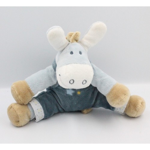 Doudou ane paco bleu beige - paco,