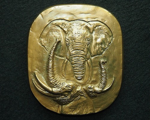 Medaille art animalier bronze - art,