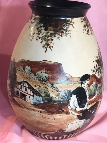 Vase ciboure vintage signé - ciboure,
