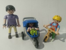 PLAYMOBIL MÈRE AVEC CHARIOT