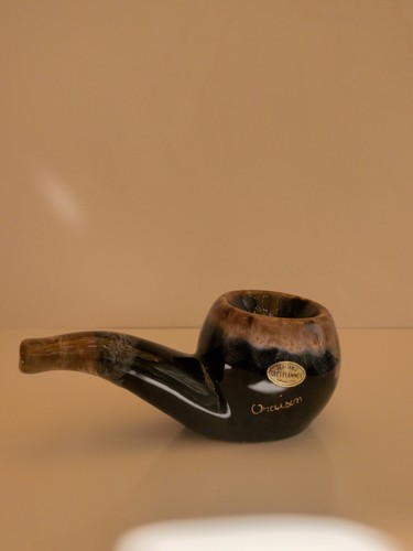 Cendrier pipe véritable grès - pipe,