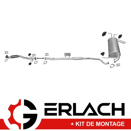 Echappement silencieux pour