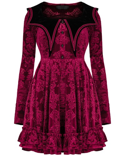 Robe mini velours princesse - robe,