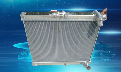 Row aluminum radiator - radiator, for