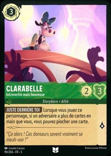 Carte lorcana tcg chapitre 5 - carte,