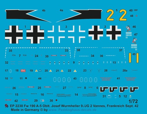Peddinghaus decals 2230 - 1/72,
