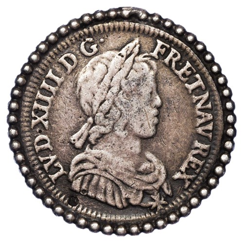 France louis xiv 4 d - 1/4, d'écu