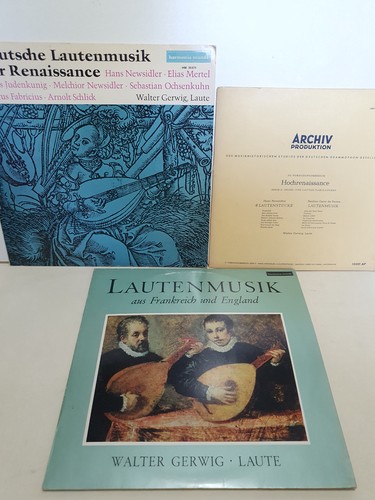 Rare lot 33t lautenmusik - rare, lp