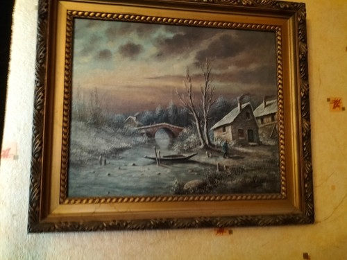Magnifique huile sur - sur, toile