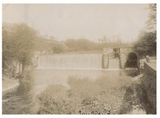 France, Chute de Sougland  vintage silver print,  Tirage argentique  8x11 