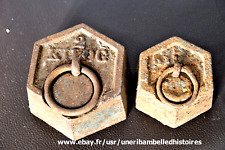 2 poids hexagonaux pour