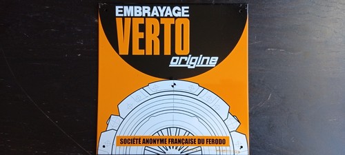 Plaque publicitaire orange - plaque,