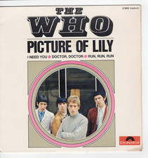 The  WHO        Picture of Lily   7'  EP 45 tours