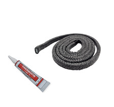 Kit de Joint Rectangulaire 14x8mm pour Poêle (2M50 + Colle Haute Température)