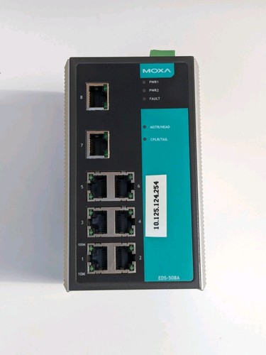 Moxa eds 508a ethernet - moxa, eds-508a-t