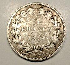 5 FRANCS LOUIS PHILIPPE 1834 L