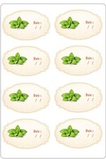 Lot de 16 etiquettes