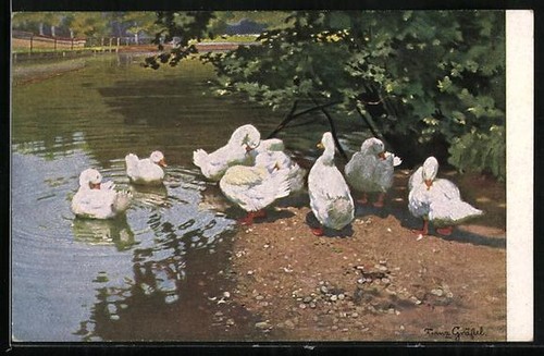 Carte postale artiste g - postale, d'artiste