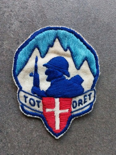 Ecusson brodé tot dret 199 - brodé,