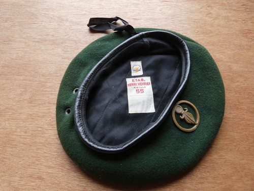 Guerre algerie beret - beret, vert