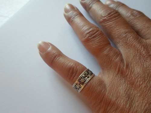 Bague argent massif anneau - bague, en