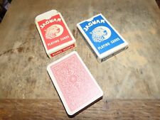 2 Jeux Cartes A Jouer Vintage  JAGUAR PLAYING CARDS