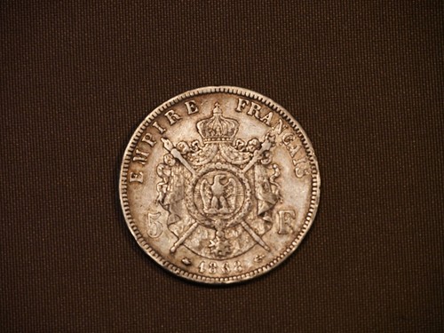 Pièce francs napoléon - 5,