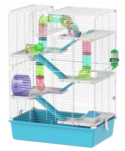 Tier hamster cage with - cage, tubes