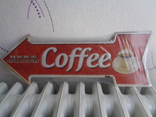 Tole metam fleche coffee cafe - tole,