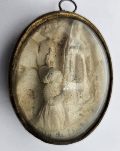 Ancien reliquaire medaillon - reliquaire,