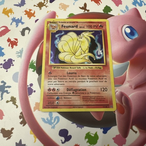 Carté pokémon feunard holo - carté,