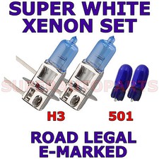 Fait Pour VOLVO V90 1997-À Aujourd'Hui H3 501 XENON Super Blanc Ampoules