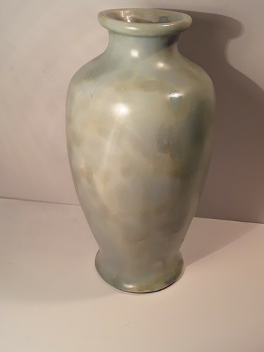 American pottery artisan vase - american,