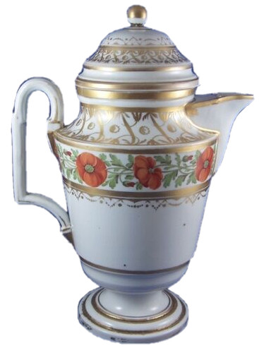 Pot café floral en - pot,