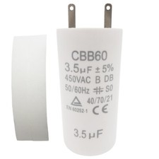 Condensateur 3.5 µF (3,5uF) pour moteur Somfy ou Simu de volet roulant ou store