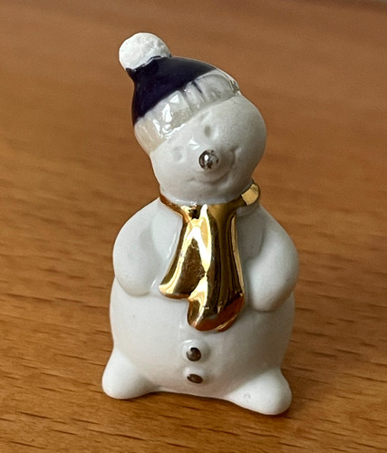 Fève bonhomme neige - fève,