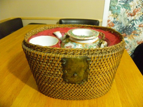 Théière décor canton - ,
