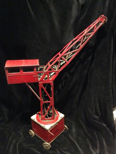 Grue métal jouet - ancien, made