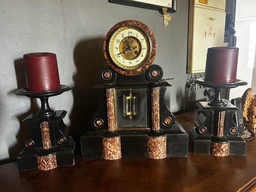Pendule garniture cheminee - de,