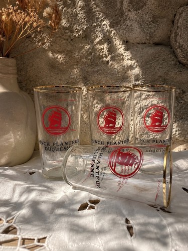 Lot verres vintage punch - lot,