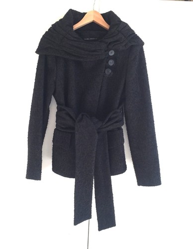 Veste manteau court laine - court,