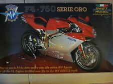 Maquette Moto PROTAR 1/9 Ref 13406 MV-Agusta F4-750 Serie Oro