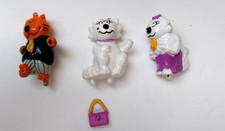 Jouet LOT 3 figurines vintage les entrechats FR3  pvc non articulé style KINDER