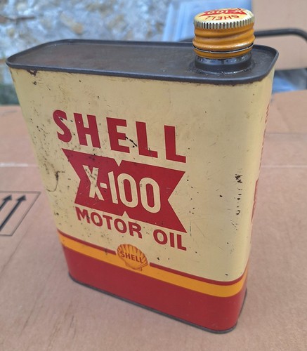 Bidon huile shell - bidon, d'huile